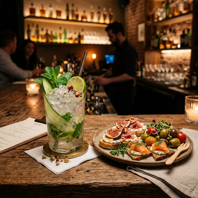 Drinks e Lanches